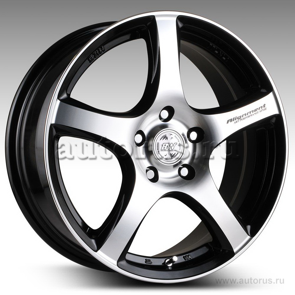 Диск литой R16 7J 5x114.3/67.1 ET40 RACING WHEELS Classic H-531 BK F/P 85938490073